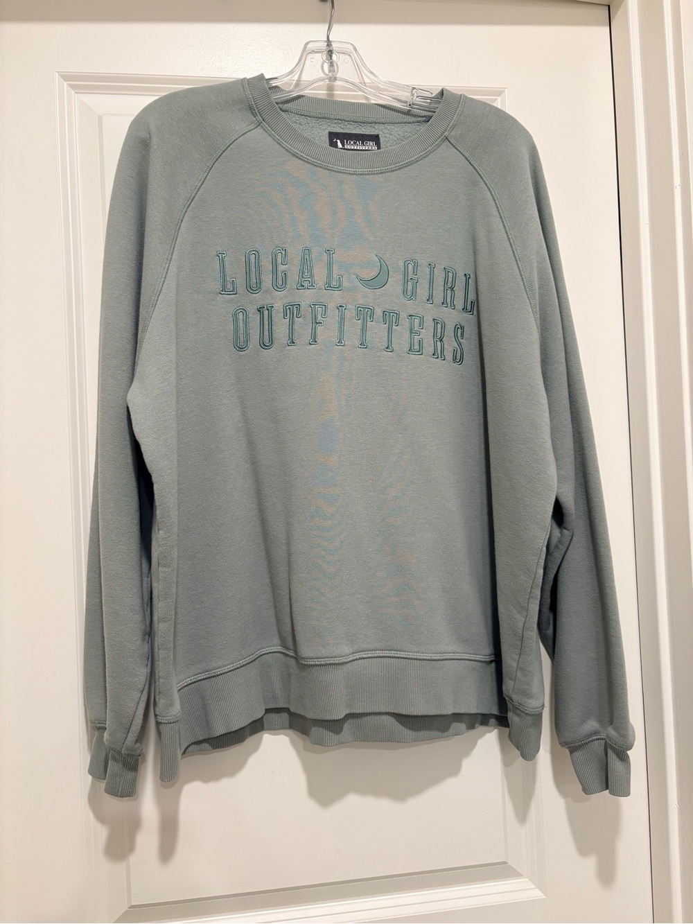 Woman’s Sage Green Crewneck local girl